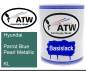 Preview: Hyundai, Parrot Blue Pearl Metallic, KL: 1L Lackdose, von ATW Autoteile West.